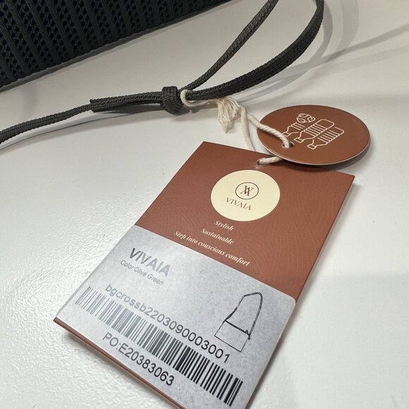 Vivaia The Lucy Sustainable Envelope Crossbody Bag • NWT! - Picture 5 of 7